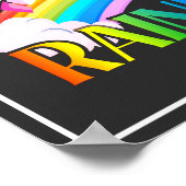 Vang het Regenboog Eenhoorn Ontwerp Poster (Hoek)
