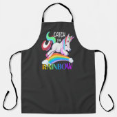 Vang het Regenboog Eenhoorn Ontwerp Schort (Voorkant)