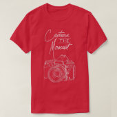 Vang het Shirt van de Fotografie van de Camera van (Design voorkant)