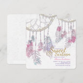 Vang je droom uitnodiging (Voorkant / Achterkant)