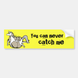 Vang je eigen eenhoorn bumpersticker