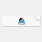 Vang je later bumpersticker (Voorkant)