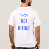 Vang je op de droge vlieg t-shirt (Achterkant)