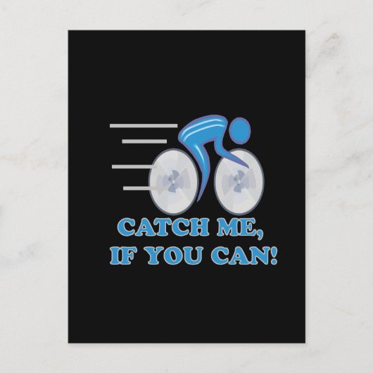 Vang me als je kunt briefkaart (Voorkant)