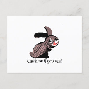 Vang me als je kunt briefkaart