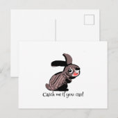 Vang me als je kunt briefkaart (Voorkant / Achterkant)