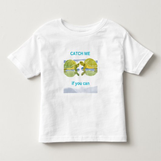 Vang me als je kunt kinder shirts (Voorkant)