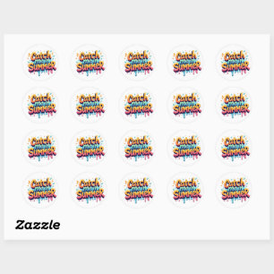 Vang Me In Zomer Graffiti Sticker