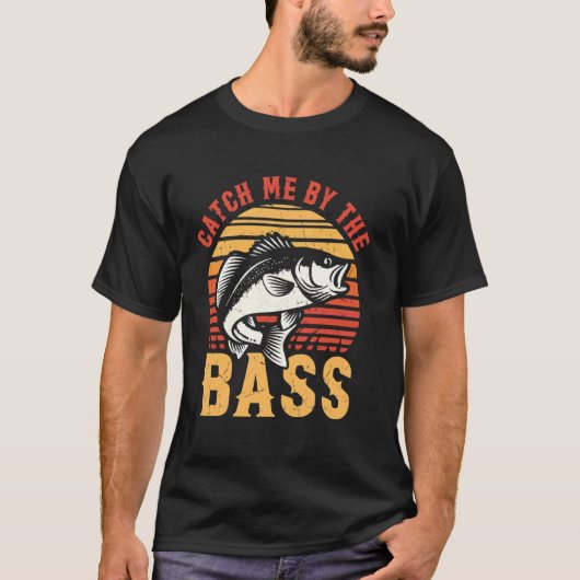 Vang Me met het Baars Vissen T-shirt (Voorkant)