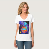 Vang me op Saturnus T-shirt (Voorkant volledig)