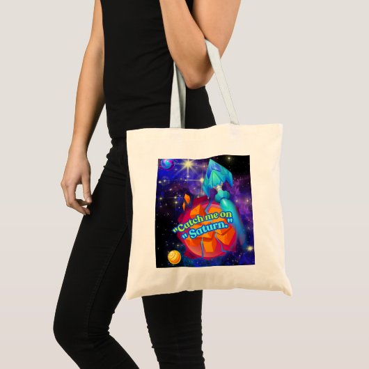 Vang me op Saturnus Tote Bag (Voorkant (product))