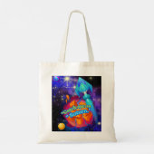 Vang me op Saturnus Tote Bag (Achterkant)