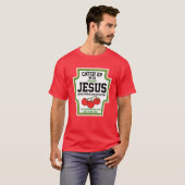 Vang met Jezus Catchup met Jezus op. T-shirt (Voorkant volledig)