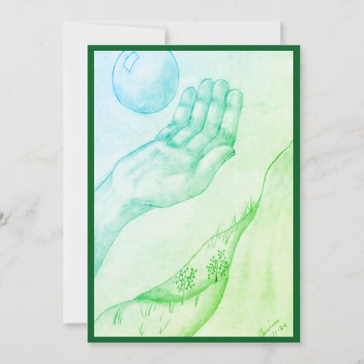 Vang of gooi? - Groen vlak Kaart (Voorkant)