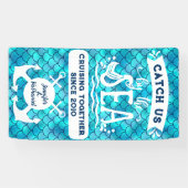 Vang ons bij de Zee paar cruisedeur Spandoek (Horizontaal)