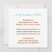 "Vang ons in onze nieuwe plaats"verandering van ad Aankondiging (Achterkant)