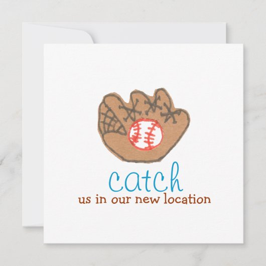 "Vang ons in onze nieuwe plaats"verandering van ad Aankondiging (Voorkant)