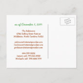 "Vang ons op onze nieuwe locatie" adreswijziging Aankondigingskaart (Achterkant)