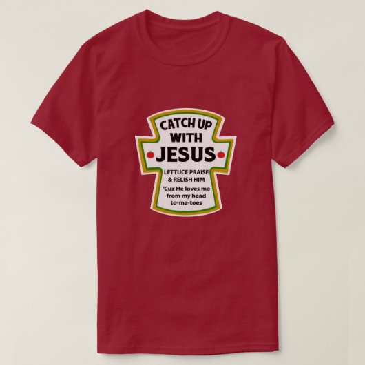 Vang op met Jezus T-Shirt (Design voorkant)