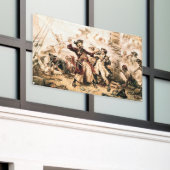 Vang, Piraat Blackbeard, Queen Anne's Revenge Spandoek (Buitenkant Gebouw)