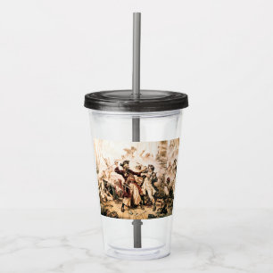 Vang, Piraat Zwartbaard, Wraak van Koningin Anna Acryl Drinkbeker
