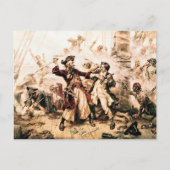 Vang, Piraat Zwartbaard, wraak van koningin Anna Briefkaart (Voorkant)