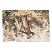 Vang, piraat Zwartbaard, wraak van koningin Anna Kussensloop (Voorkant-Links)