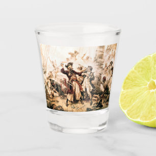 Vang, Piraat Zwartbaard, wraak van koningin Anna Shot Glas