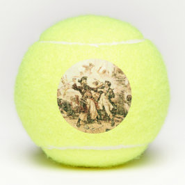 Vang, Piraat Zwartbaard, wraak van koningin Anna Tennisballen