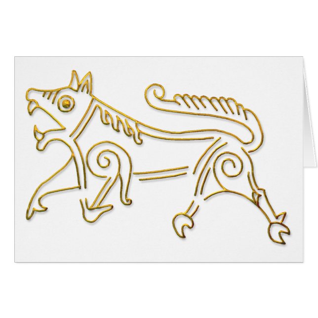 Vang Runestone-gold contouren (Voorkant Horizontaal)