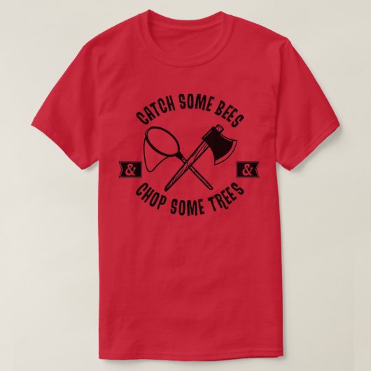 Vang sommige bijen en trek sommige bomen t-shirt (Design voorkant)