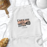 Vang u op het Flipside Spatula citaat Standaard Schort<br><div class="desc">Vang u op het Flipside Spatula adult Schort van het citaat. Cute chef-schort met een grappig citaat van een gekookte humor. Pas dit ontwerp van de aangepaste humor van de kok aan met uw eigen naam of tekst.</div>