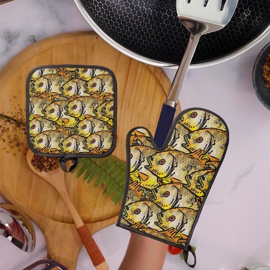 Vang van de dag (St. Andrew) Ovenwant & Pannenlap Set