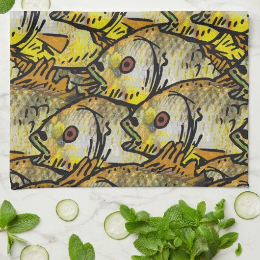 Vang van de dag (St. Andrew) Theedoek (Gevouwen)