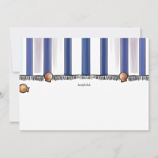 Vang van de dag Vis en zeevruchten Kaart (Achterkant)