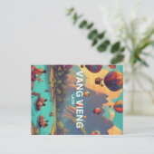 Vang Vieng Briefkaart (Staand voorkant)