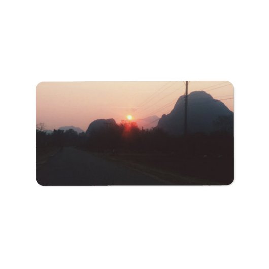 Vang Vieng Etiket (Voorkant)