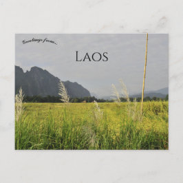 Vang Vieng Laos Briefkaart