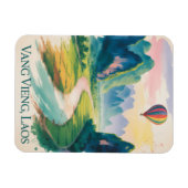  Vang Vieng Laos Hot air Balloon Travel  Magneet (Horizontaal)