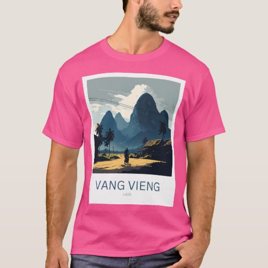 Vang Vieng Laos T-shirt (Voorkant)