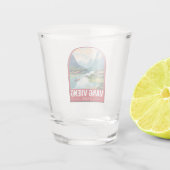 Vang Vieng Laos Travel Art Vintage Shot Glas (Achterkant)