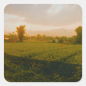 Vang Vieng - Laos Vierkante Sticker (Voorkant)