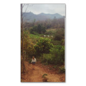 Vang Vieng Magnetisch Visitekaartje (Voorkant Verticaal)