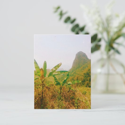 Vang Vieng Trail - Laos Feestdagenkaart (Staand voorkant)