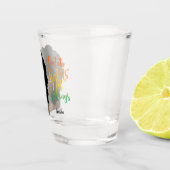 Vang vluchten niet gevoelens, zwarte vrouw shot glas (Rechts)