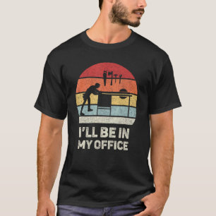 Vang wat zonnestralen Retro Ik ben in mijn kantoor T-shirt