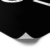 Vang Ya later Funny Baseball Pun Dark BG Poster (Hoek)