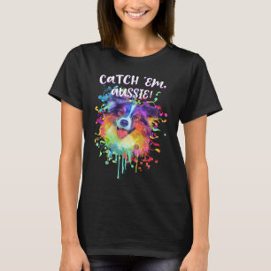 Vang ze Aussie Australische Herdershond Humor 1 T-shirt