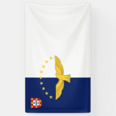 Vangbord van de Azoren Spandoek (Verticaal)