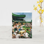 Vangend Huis stel Bal in werking Kaart (Gele Bloem)